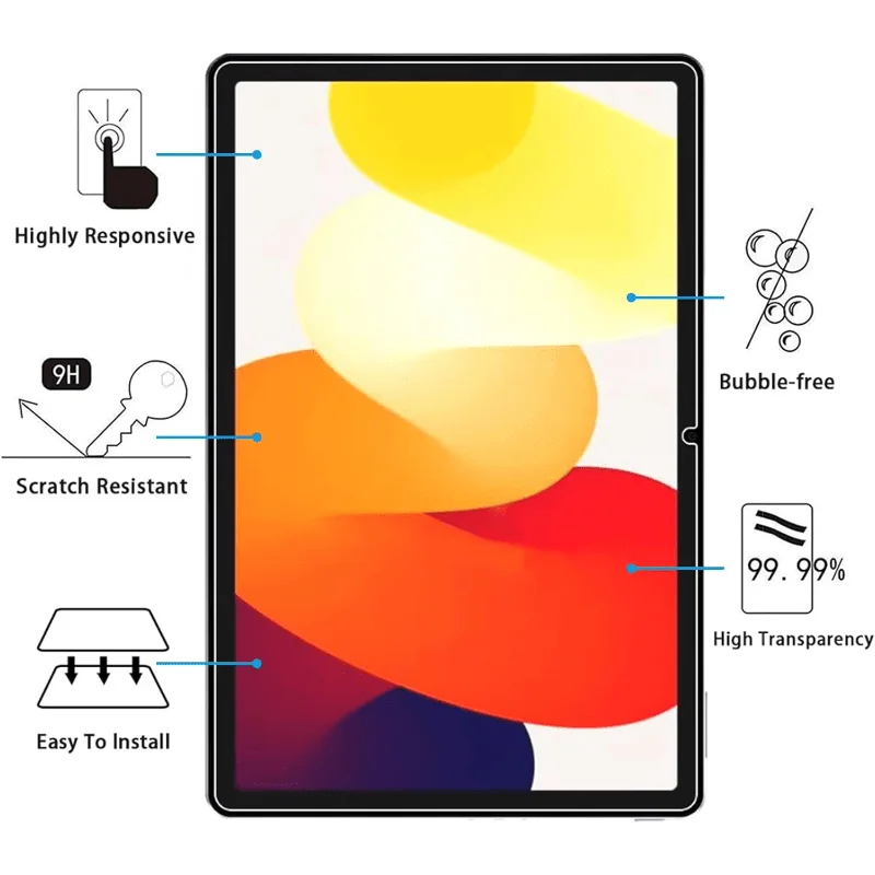 Premium Tempered Glass Screen Protector Set