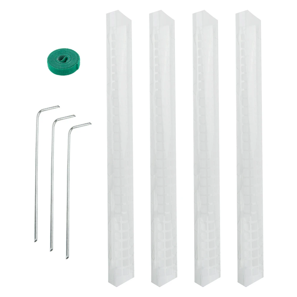 

Clear Moss Pole Sphagnum Moss Pole Climbing Plants Flat Surface Kit Plastic Set White Home High-Quality Materials