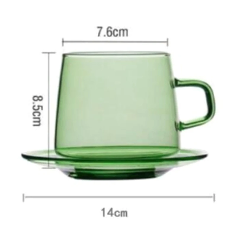 Colored Glass Coffee Mug 2