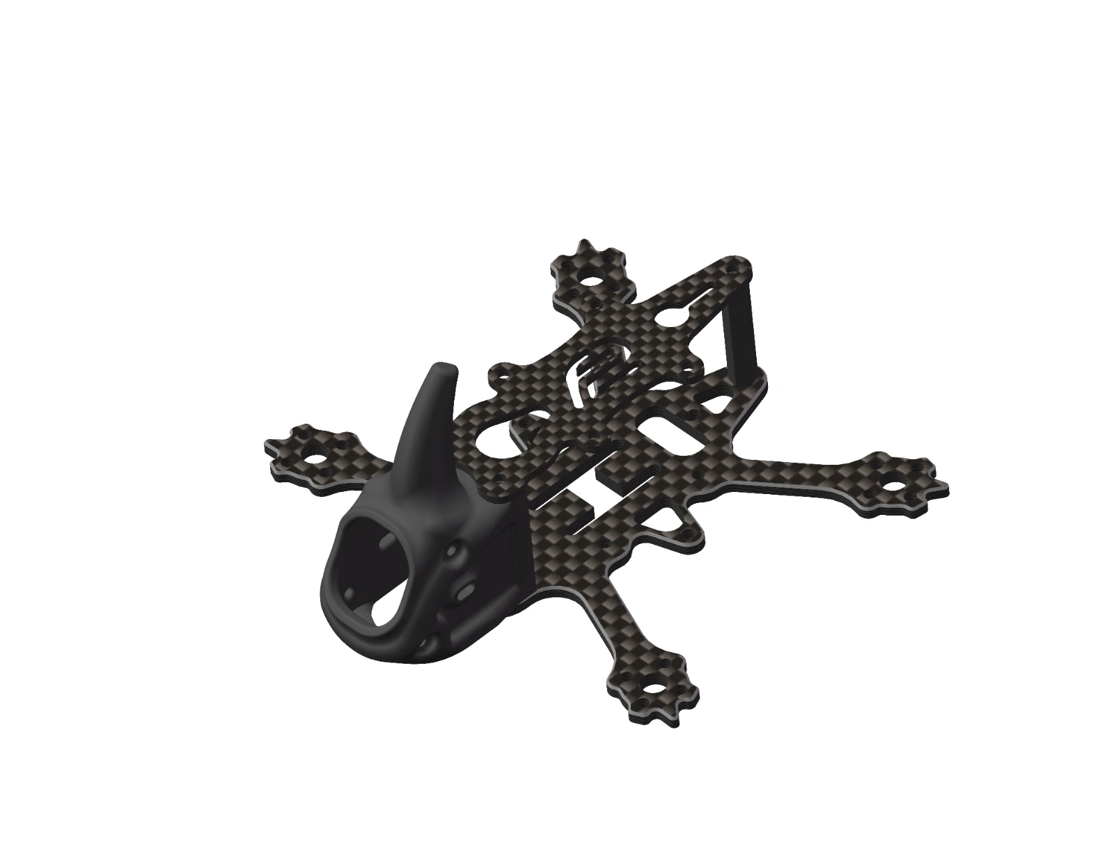 รูปสินค้า ชุดโครงเครื่องบินโดรน AlfaRC Cub ขนาด 2 นิ้ว พร้อมใบพัด สำหรับ FPV RC Racing Drone รองรับ DJI O4 Lite Elrs 5.8G VTX Turbo Eos2 F722 มอเตอร์ 1103 1104 1106 1204