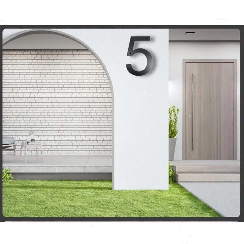 casa para o exterior, Home Address Plaques, 30cm, 12 Polegada