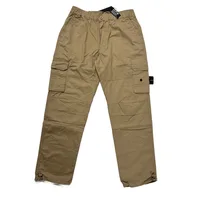 Pantalon cargo pour homme avec 26 poches, style marque de luxe italienne, 3 étiquettes, pantalon de travail multi-poches, taille élastique 4