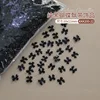 100pcs/Bag White Ribbon Resin Bow Nail Charms Parts 3D Butterfly Nail Art Decoration Accessories for DIY Manicure Korean Design 2