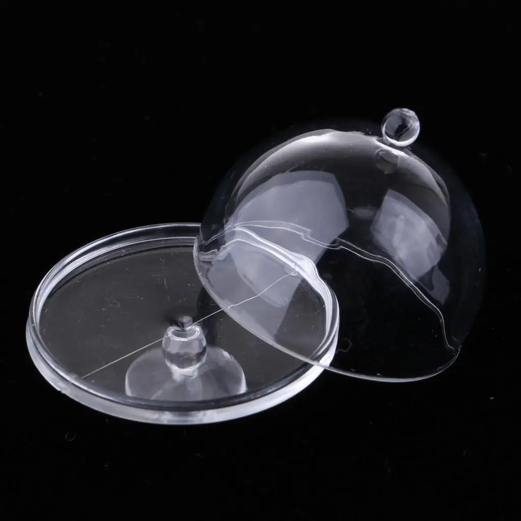 1/12 Miniature Acrylic Cake Display Stand W/ Lid Dollhouse Kitchen #2