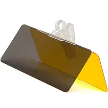 HD Tac 주야간 눈부심 방지 바이저, 클립 온 비전, 차량 안경 쉐이드, 차량 선바이저, 눈부심 방지 쉐이드, 선 쉴드