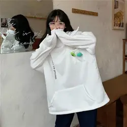 Capucha mujer sapo feminino pulôver longo ropa con sudaderas solto casual chapéu com zíper confortável moletom com capuz mangas