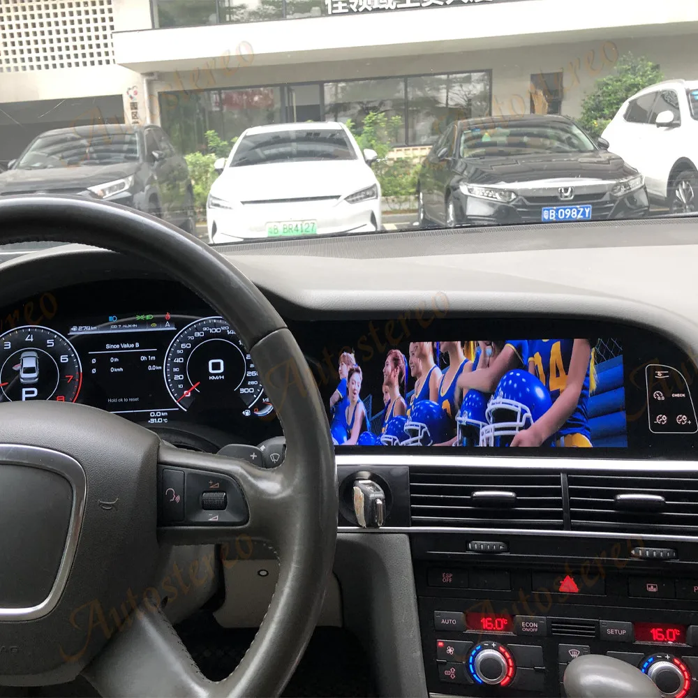 Android 13.0 HD Screen For Audi A6 2005-2012 Carplay Car GPS Navigation Auto Ste