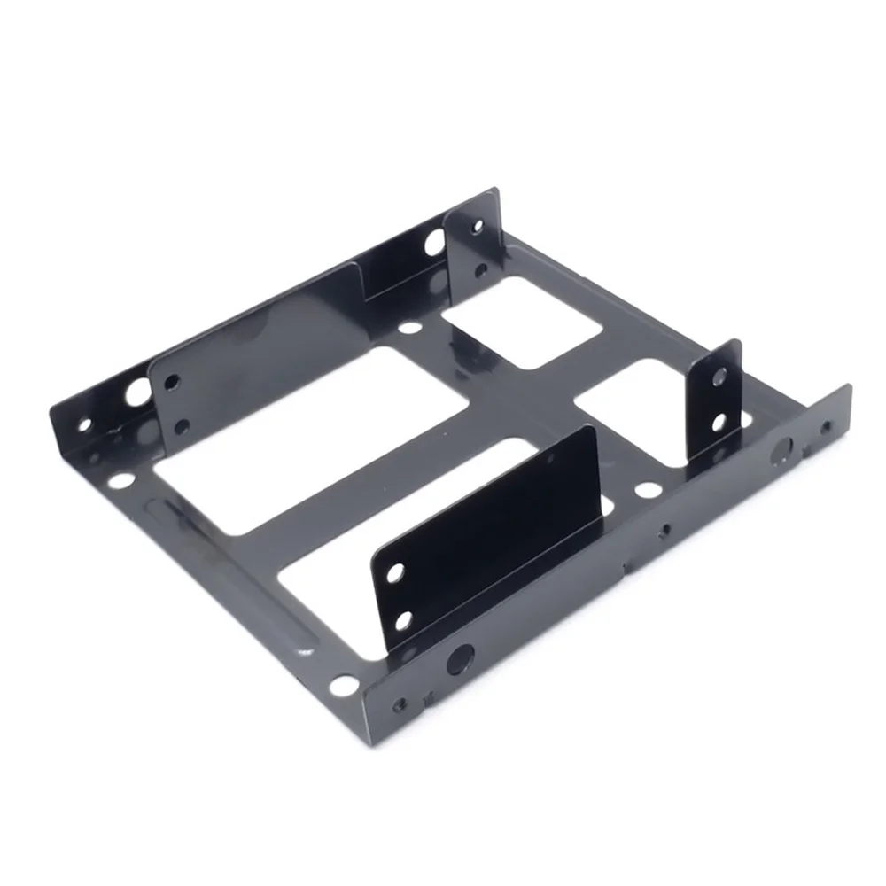 Double Layer SSD Metal Frame 2.5 To 3.5 Internal Mounting Computer SSD Hard Drive Dual Desktop Converter Adapter Bracket hard disk mounting bracket