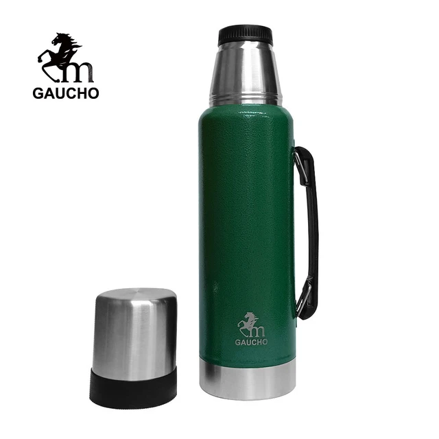 1 PC/Lot Gaucho Vacuum Flask Leak Proof Yerba Mate Thermos Stainless 1.2L  Heat Insulated Water Bottle For Outdoor Travel Camping - AliExpress