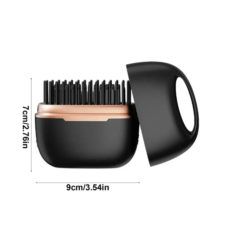 Small Hair Straighteners Fast Heating Portable Straighteners Hair Styling Tool Less Frizz Smoother Straightening Brush for