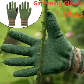 1-3Pair Gardening Gloves Thorn Proof Rose Pruning Garden Glove Breathable Protection Waterproof Work Garden Gloves for Women/Men