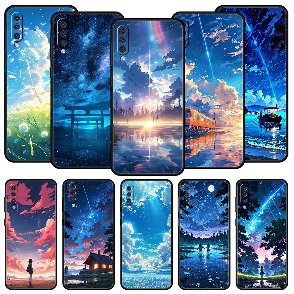 Whimsical Cartoon Sky Design Phone Case Cover