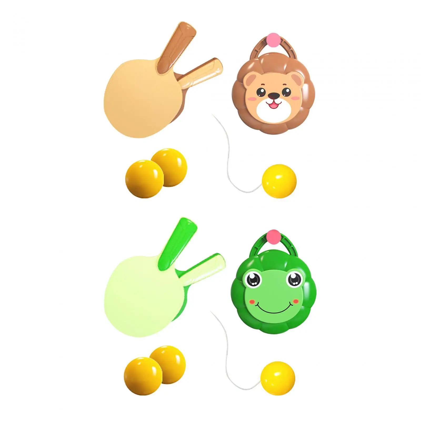 

Indoor Hanging Table Tennis Table Tennis Self Training Set for Improve Hand Eye Coordination Boys Girls Parent Child Interaction