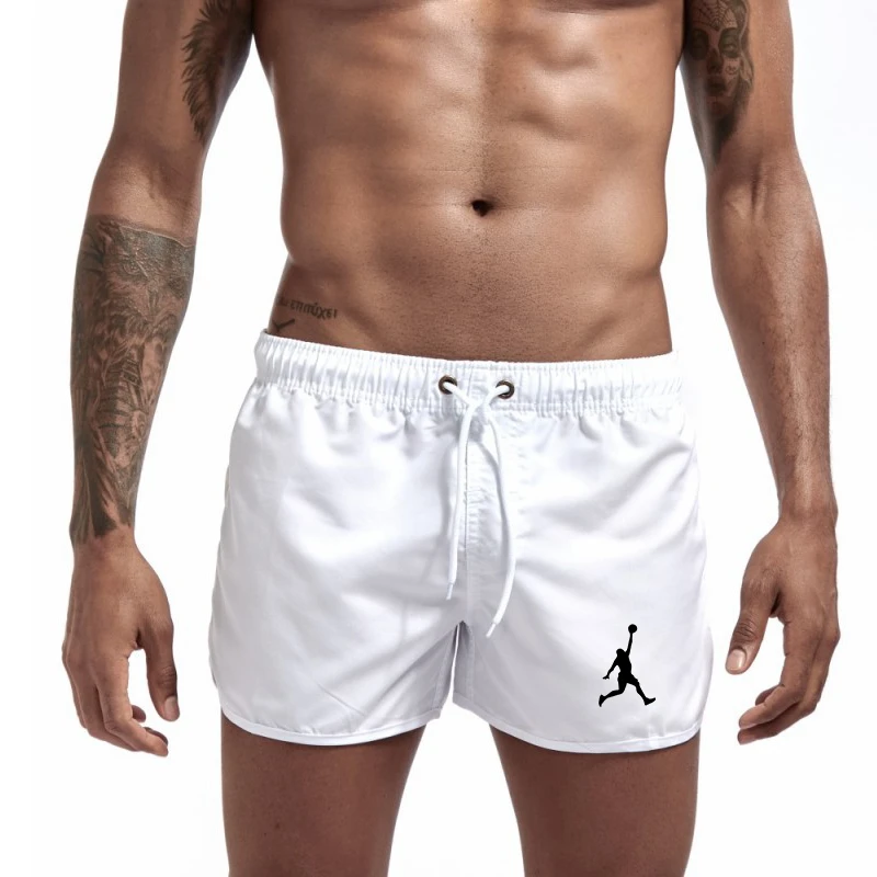

2024 Men's Shorts Summer Swimwear Man Swimsuit Swimming Trunks Sexy Beach Shorts Surf Board Men's Clothing Pants S-3XL