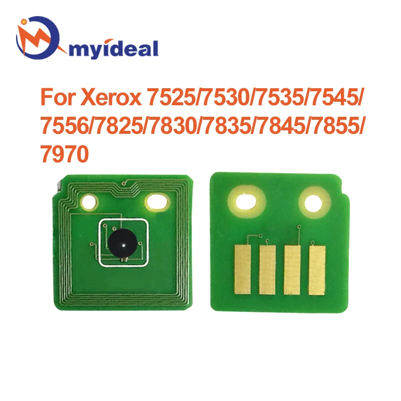 8PCS Toner Chip For Xerox WorkCentre 7855 7525 7530 7535 7545 7556 7825 7830 7835 7970 006R01509 006R01513 006R01517 Cartridge toner cartridge,cartridge chip,toner chip,toner cartridge chip