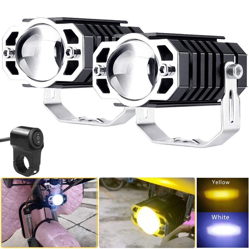 Aluminum Electric Motorcycle Foglights Additional Led Motorcycle
