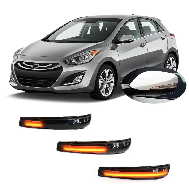 

for Hyundai Elantra Avante MK5 I35 MD UD I30 GD 2011 2012 2013 2014 2015 2016 Dynamic Blinker Indicator Mirror Turn Light Signal