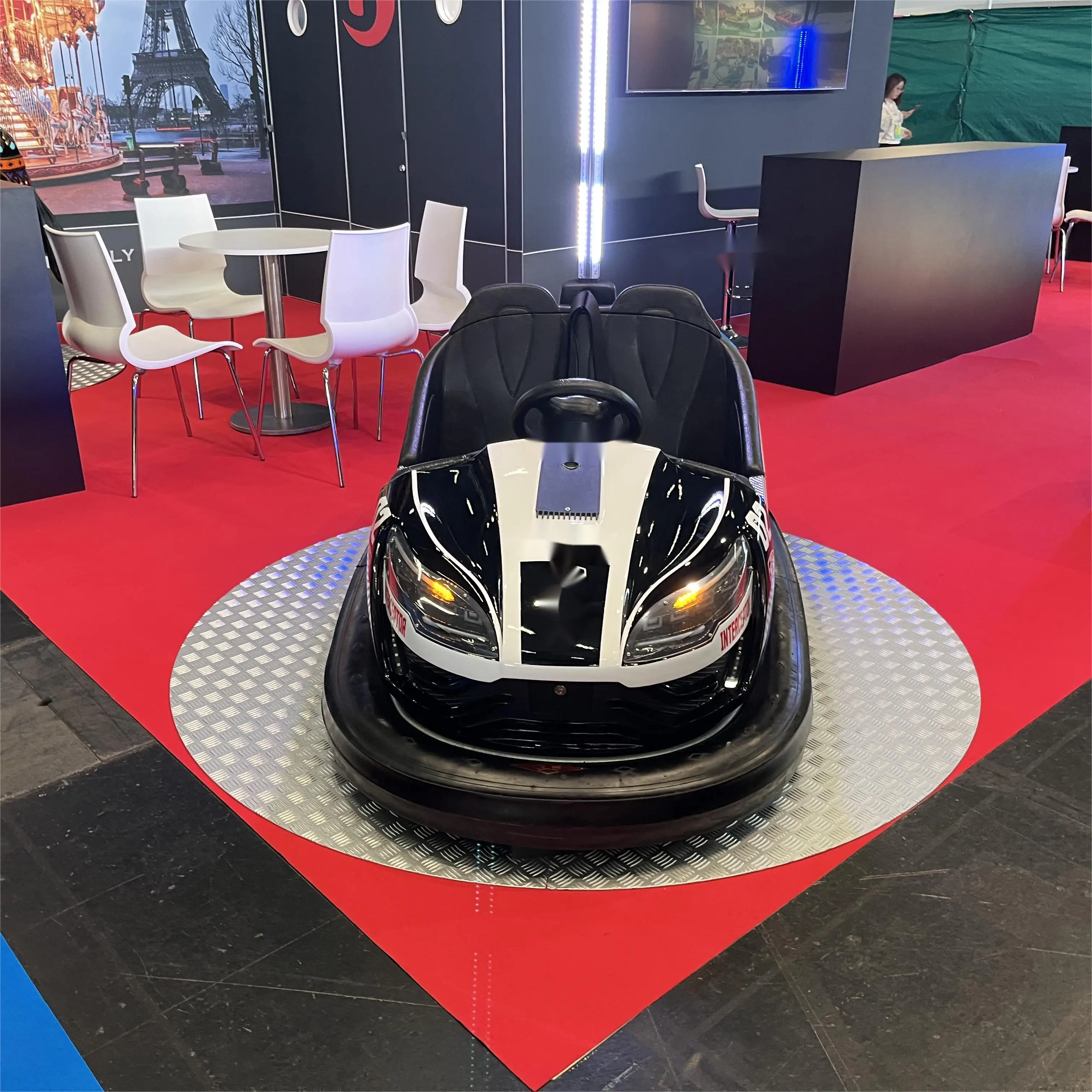 new model amusement ride on bumper cars powered by electric battery 48V