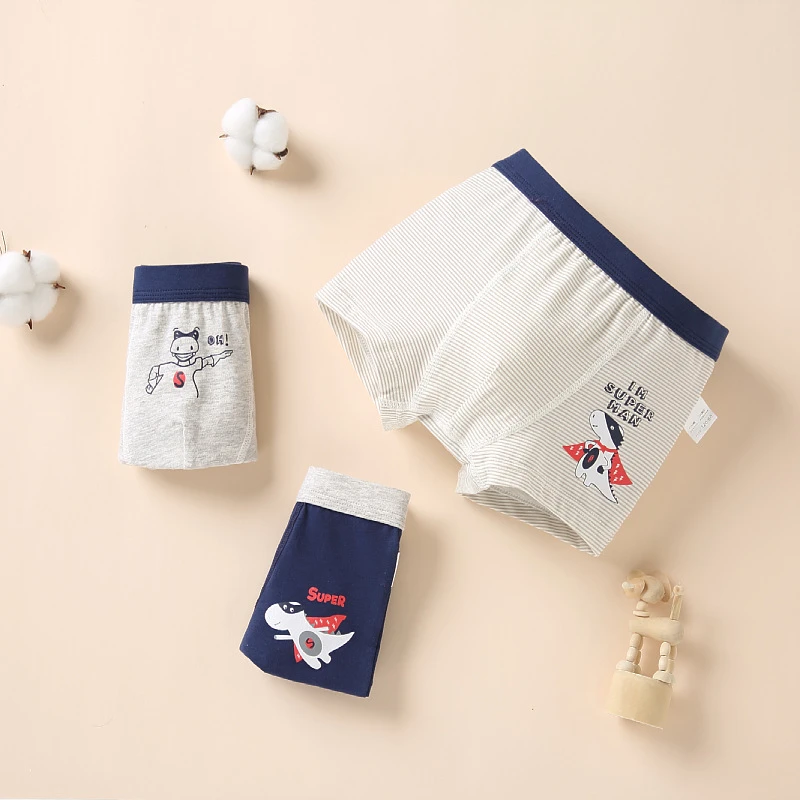 3 8 Years Old Boutique Children's Cotton Boxer Briefs Cartoon Little