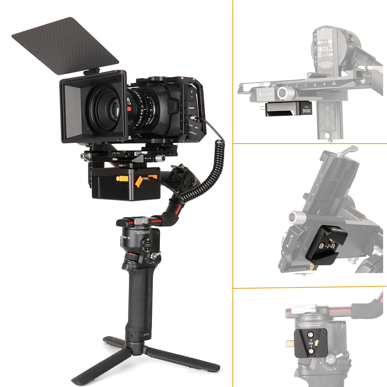 Para DJI ronin S2 S3 Estabilizador V