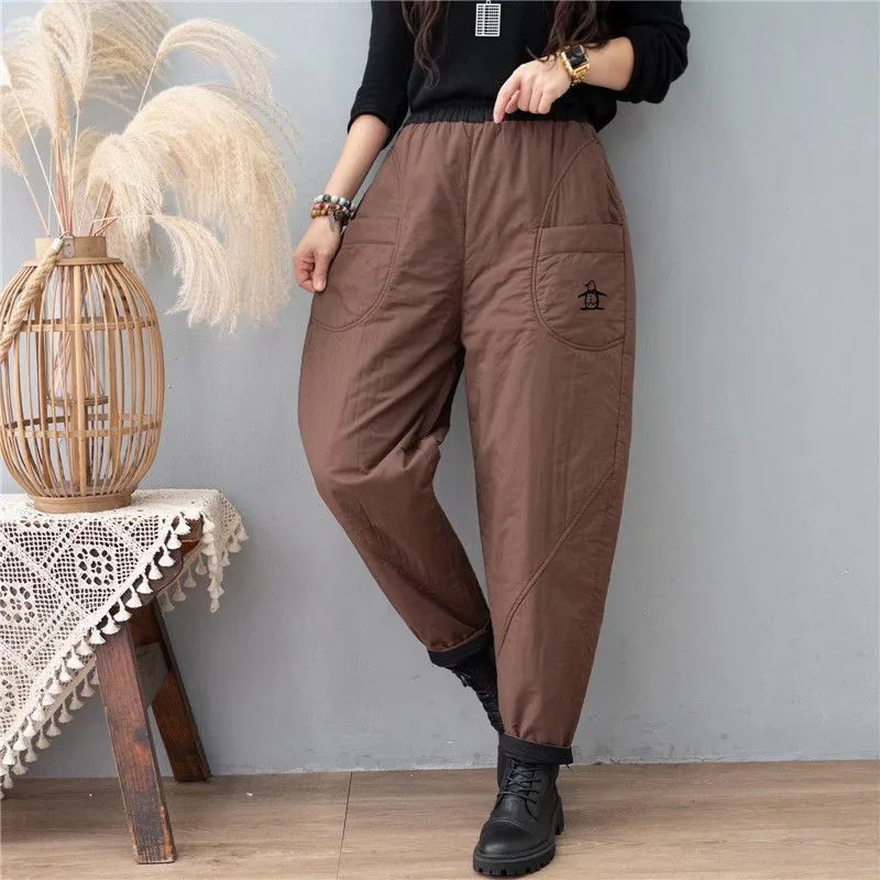 Winter Golf Wear Women New Authentic Golf Pants Thin Light Cotton Clip Haren Pants Fashion Casual Women Clothing