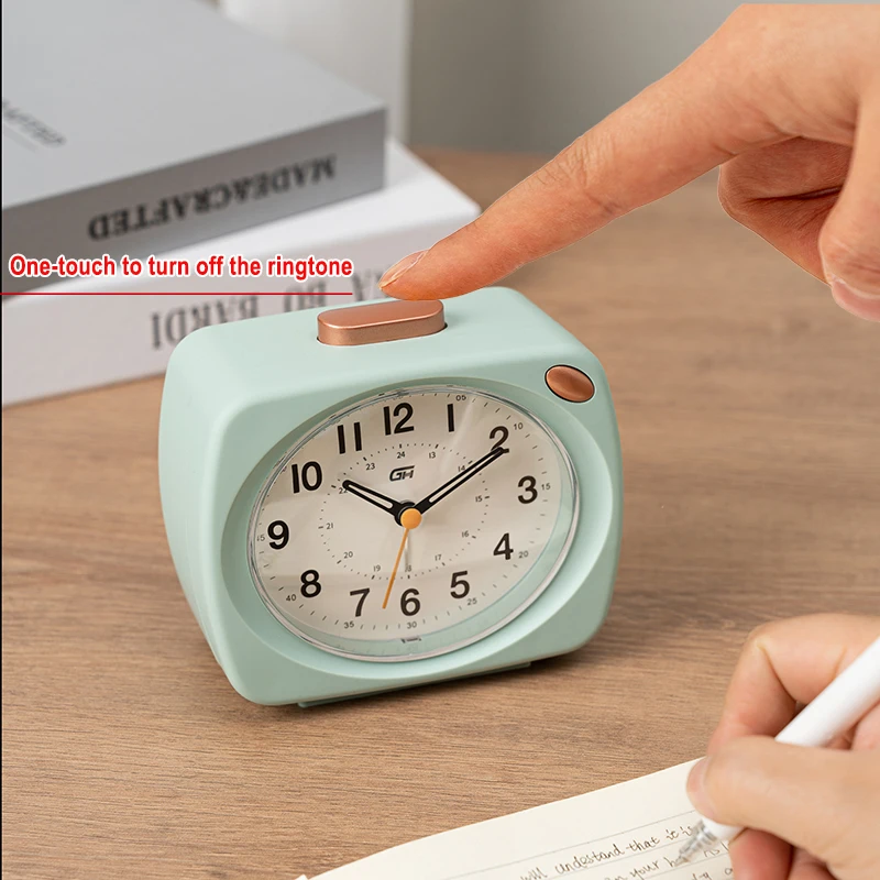 Modern Music Alarm Clock with Snooze and Night Light Functions - Perfect School Season Gift