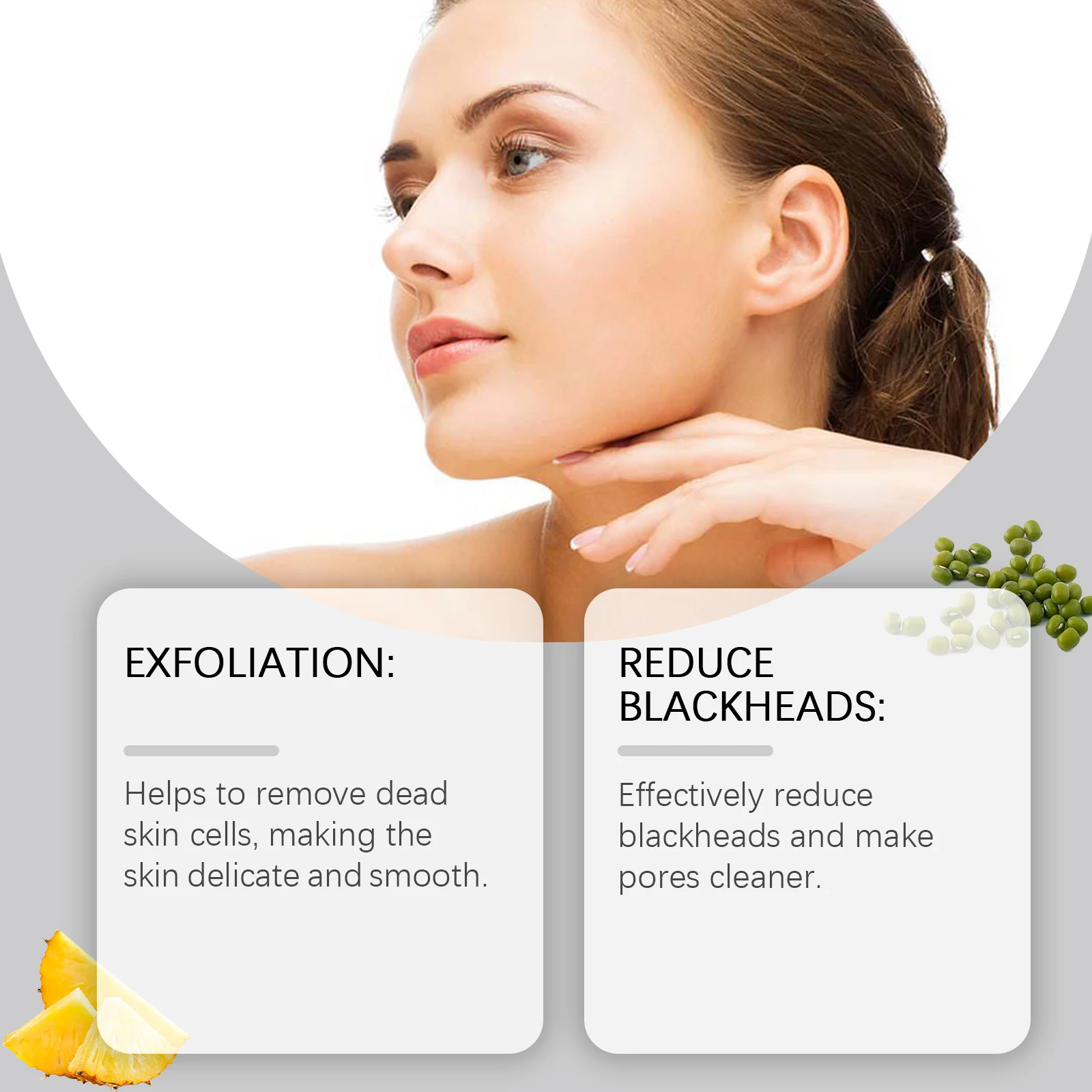 Gentle Enzyme Face Wash Powder Exfoliating for Sensitive Skin Brightening Cleanser Removes Oil Impurities Travel Friendly 75g 2