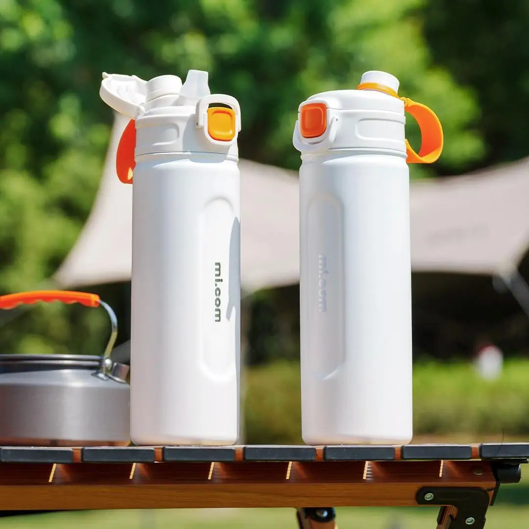 Xiaomi Outdoor Insulated Water Cup 1000ml Sports Bottle Water Bottles Stainless Steel Vacuum Dual use Portable Leakproof Cup