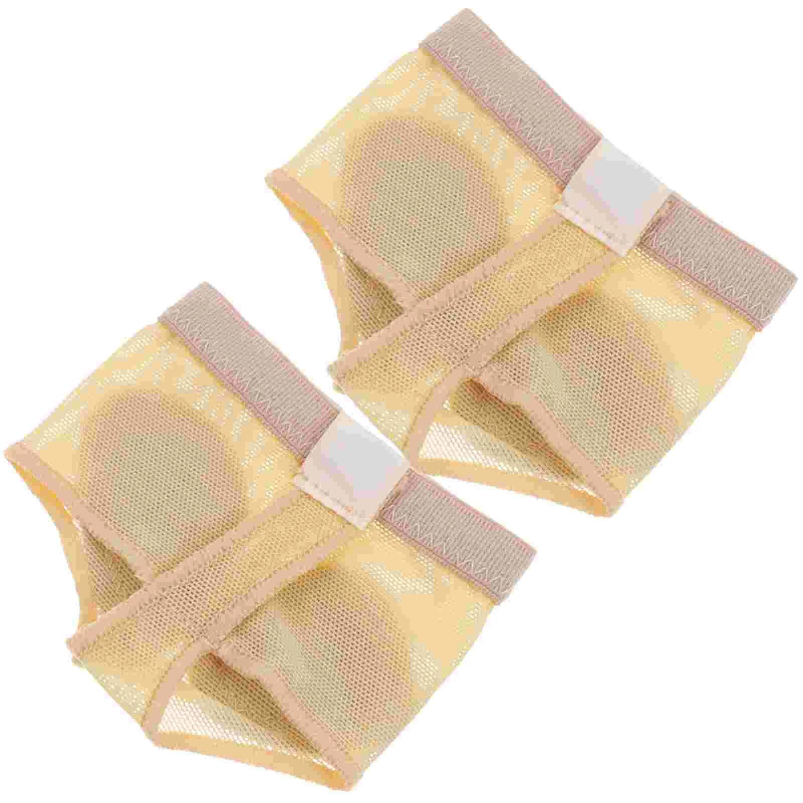 

3 Pairs of Ballet Protective Forefoot Pads Cushions Covers - Size S (Beige)