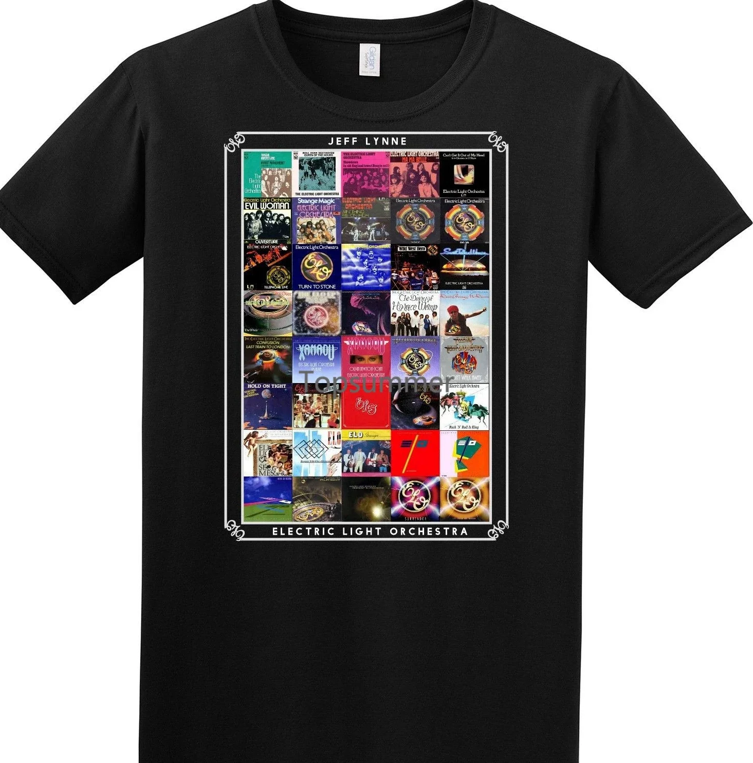 

Women'S Tee Elo Jeff Lynne Singles Black T.Shirt Design T Shirt Funny Tops