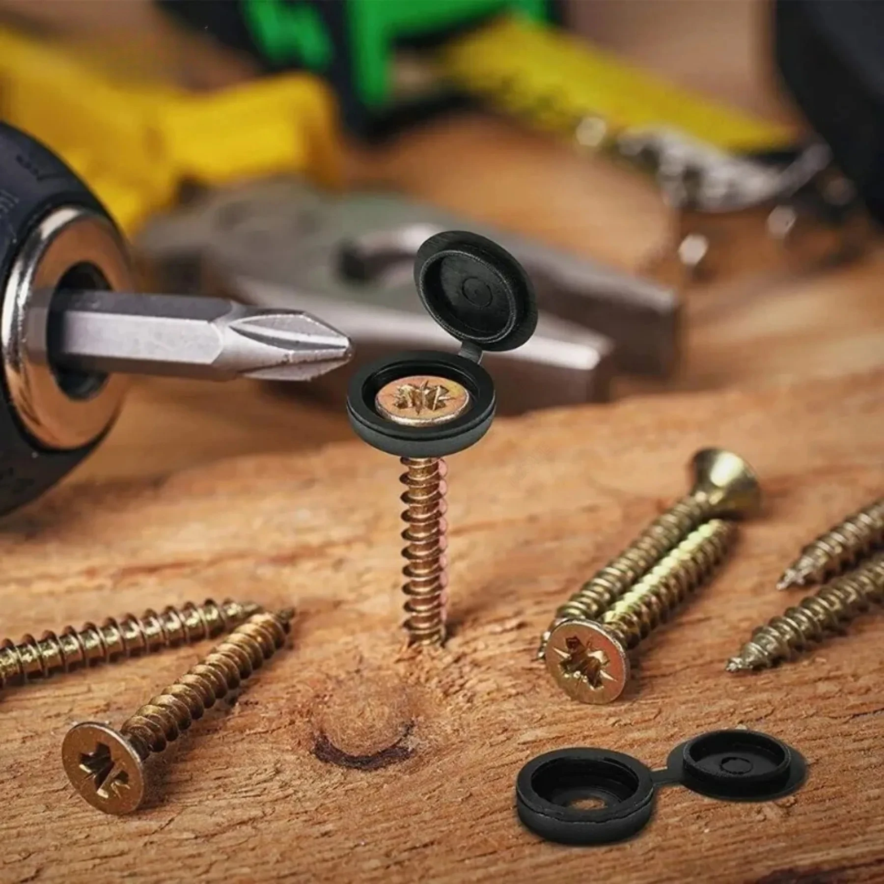 Metal Screw Decorative Caps–Zinc Alloy Bolt Covers for Automotive&Furniture,Rust-Resistant Trim Caps to Conceal Unsightly Screws