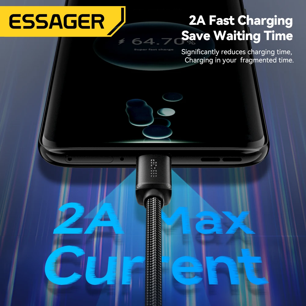 Essager Cable USB Type C Fast Charging