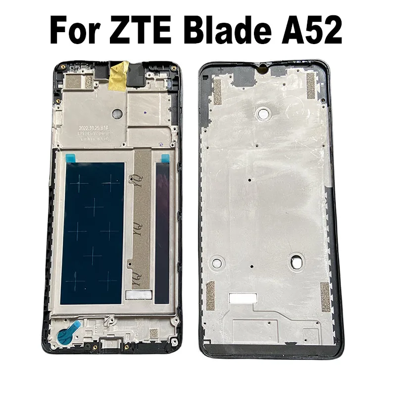 Per Zte Blade A52 Telaio Centrale Telaio Anteriore Alloggiamento Anteriore Cornice Telaio Parti Di Ricambio Piastra Frontale
