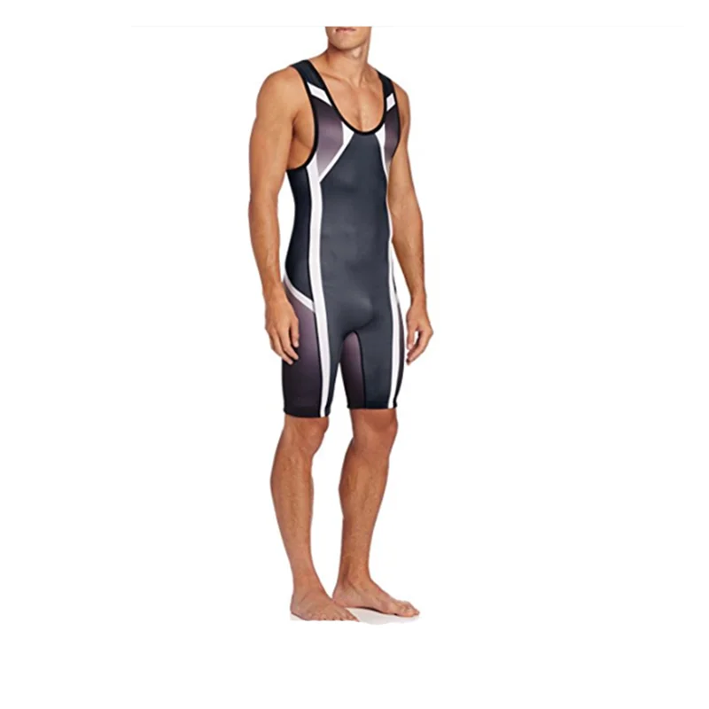 Sports Suit Powerlifting Singlet 3 Color Wrestling Singlets Tummy Control Wear GYM Triathlon PowerLifting Clothing Swimming Running Skinsuit Youth & Adult