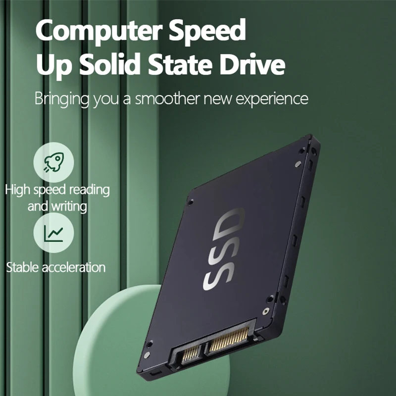 Interface Sata Hard Drive para Desktop e Laptop Usado Desmontagem Solid State Drive Alta Velocidade de Leitura e Gravação 120g - Imagem 5