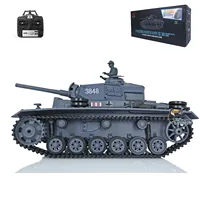 1/16 Heng Long 7.0 Plastic German Panzer III L Gift Remote Control Tank Toys Toucan Model 3848 3849 Machine Gun Sound TH17339 2
