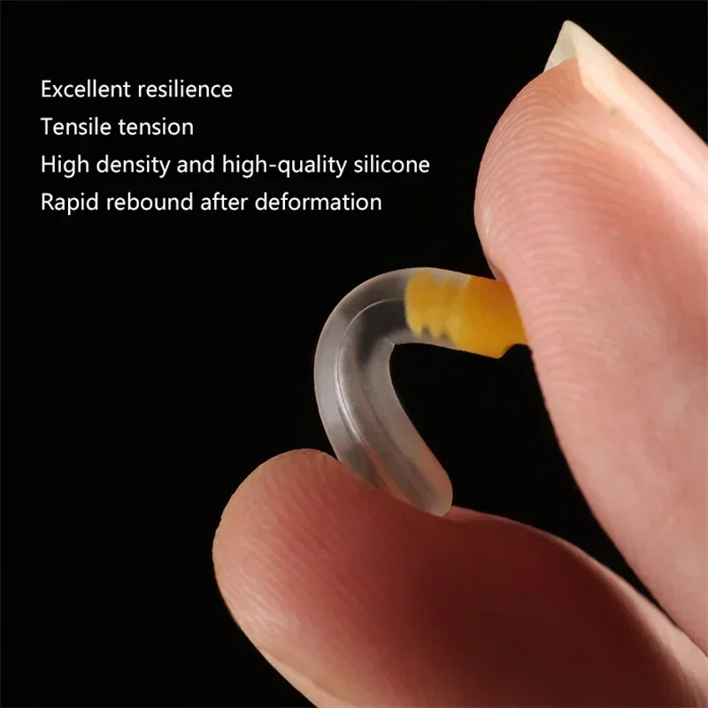 20Pcs sièges flotteurs coulissants silicone transparent - rotation élastique forte portance