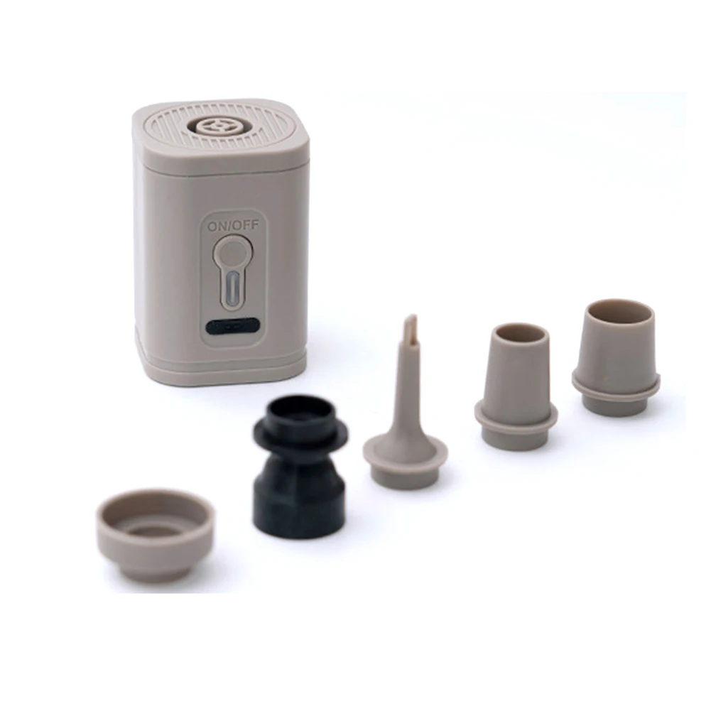 

Air Nozzles Air Vacuum Pump ABS Camping Mattress Inflator Cordless Electric 5V 1200mAh Battery Deflation Durable
