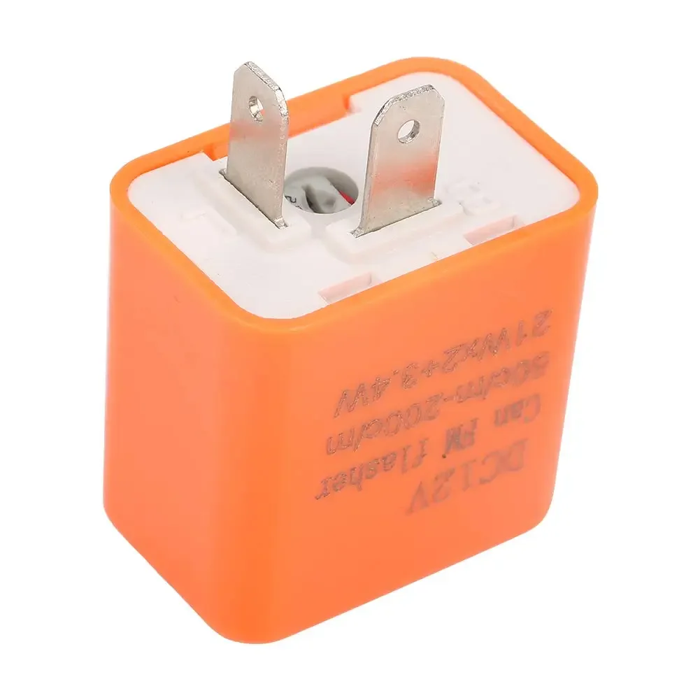 2pcs 12V 2 Terminali Indicatore Elettronico lampeggiatore Relé per
