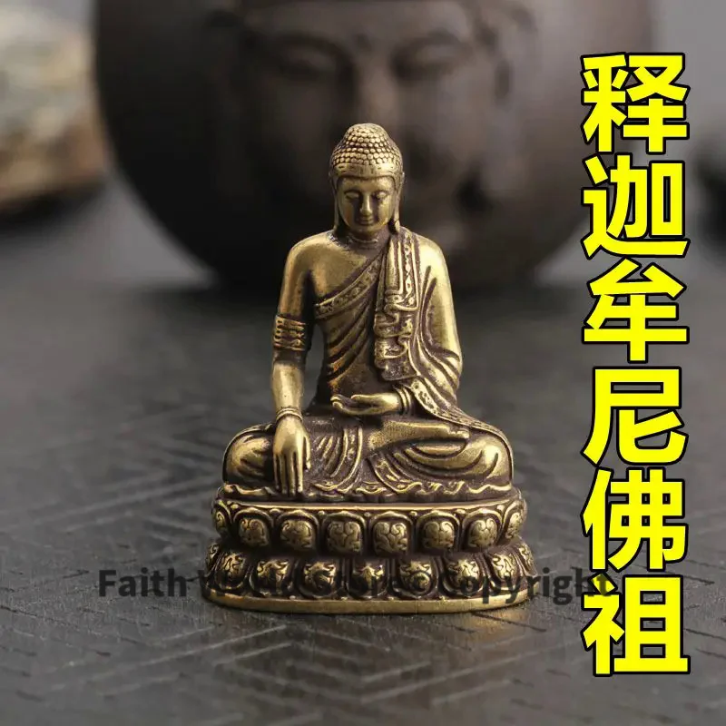 

HOT SALE Southeast Asia Thailand Buddhist pocket travel efficacious Omnipotent Sakyamuni Buddha Amulet brass small buddha amulet