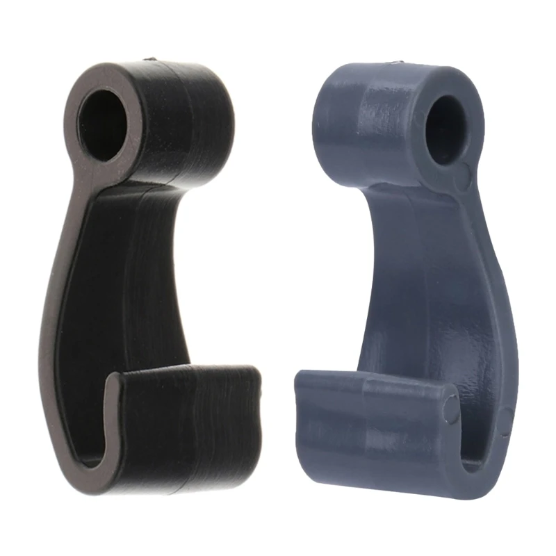 

6 Pcs Kayak Bungee Hooks Plastic J Shape Hooks Fasten Rope Hooks Clip