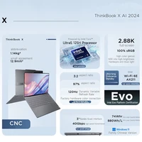 Lenovo Laptop Thinkbook X 2024 AI 13.5“ 2.8K 120Hz Intel Core Ultra5 125H/Ultra 9 185H 16G/32GB 8400MHz RAM PCIE4.0 Notebook PC 2