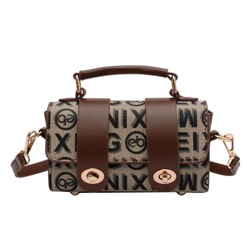 

Bag Women's Leather Women's Bag High Sense Special-Interest Design Crossbody Bag Autumn and Winter Wild
