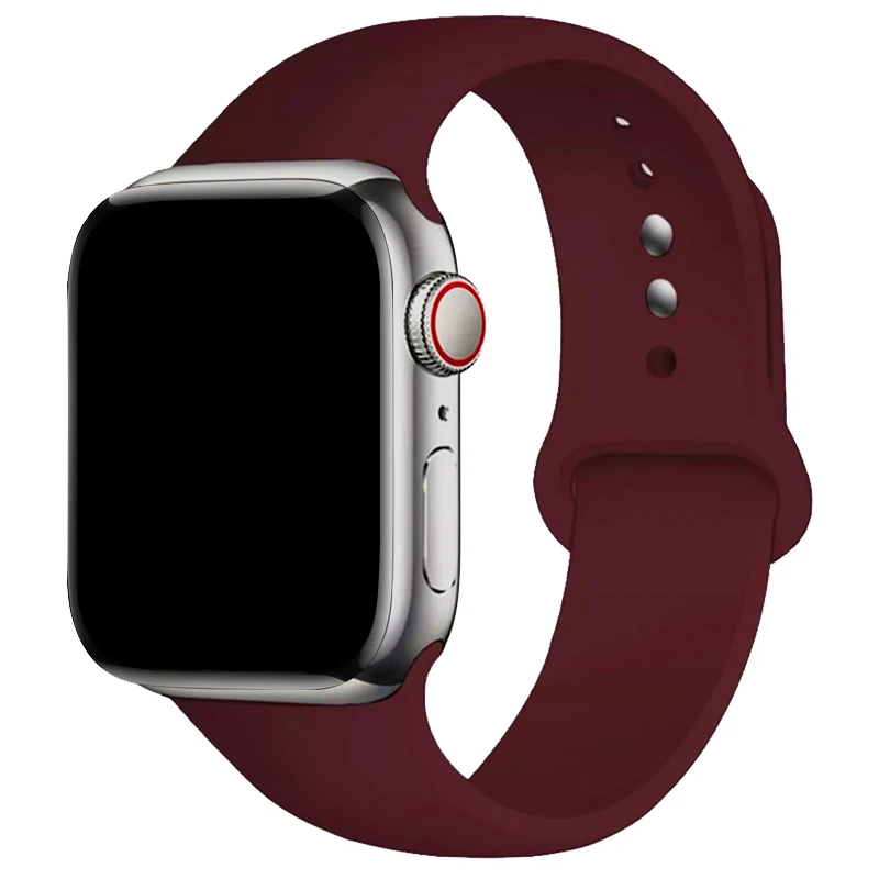 Premium Sports Silicone Band for Smartwatches - Durable & Comfortable Bracelet Strap