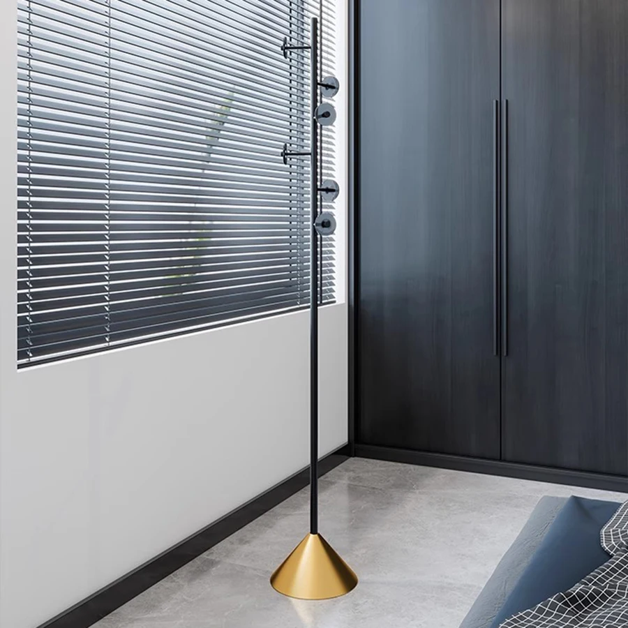 

Nordic Modern Hat Rack Stand Living Room Luxury Metal Storage Boutique Rack Coat Stand Hallway Perchero Space Saving Furniture