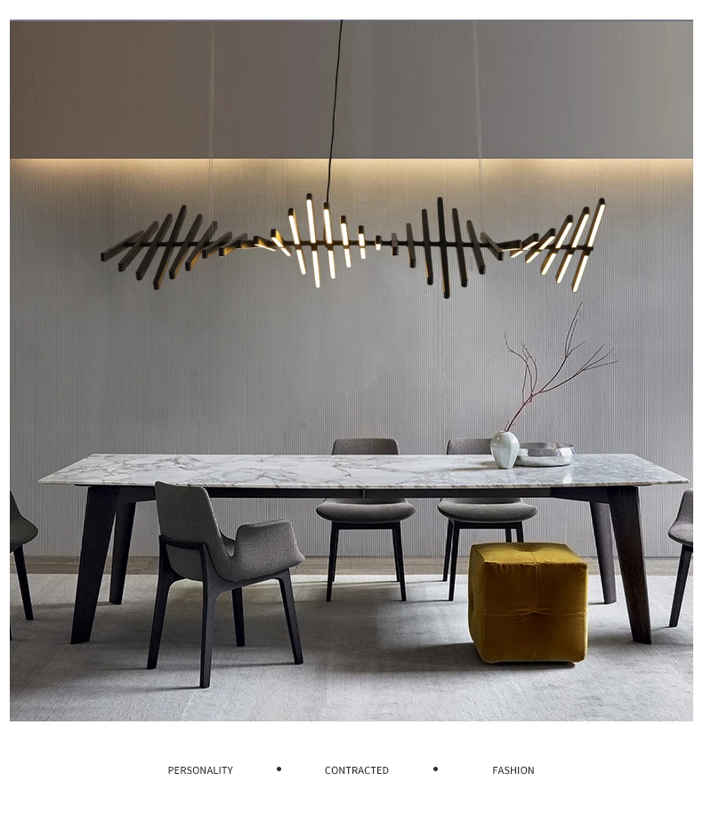 Modern Luxury Led Ceiling Chandelier Lights for Living Room Nordic Dining Room Kitchen Pendant Lights Dimmable Chandelier Lamp
