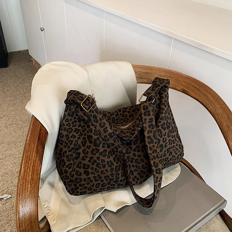 Borsa Nuove Borse A Tracolla Nuova Tendenza Moda Leopardo Borsa Borsa Shopping Bag Borsetta Tote Bag (Blu