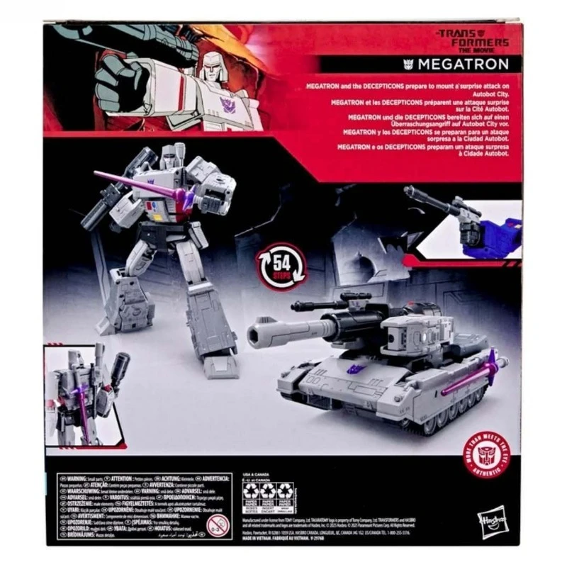 재고 있음 Hasbro 트랜스포머 장난감 스튜디오 시리즈 SS-86 메가트론 모델 로봇 컬렉션 액션 피규어 장난감 선물