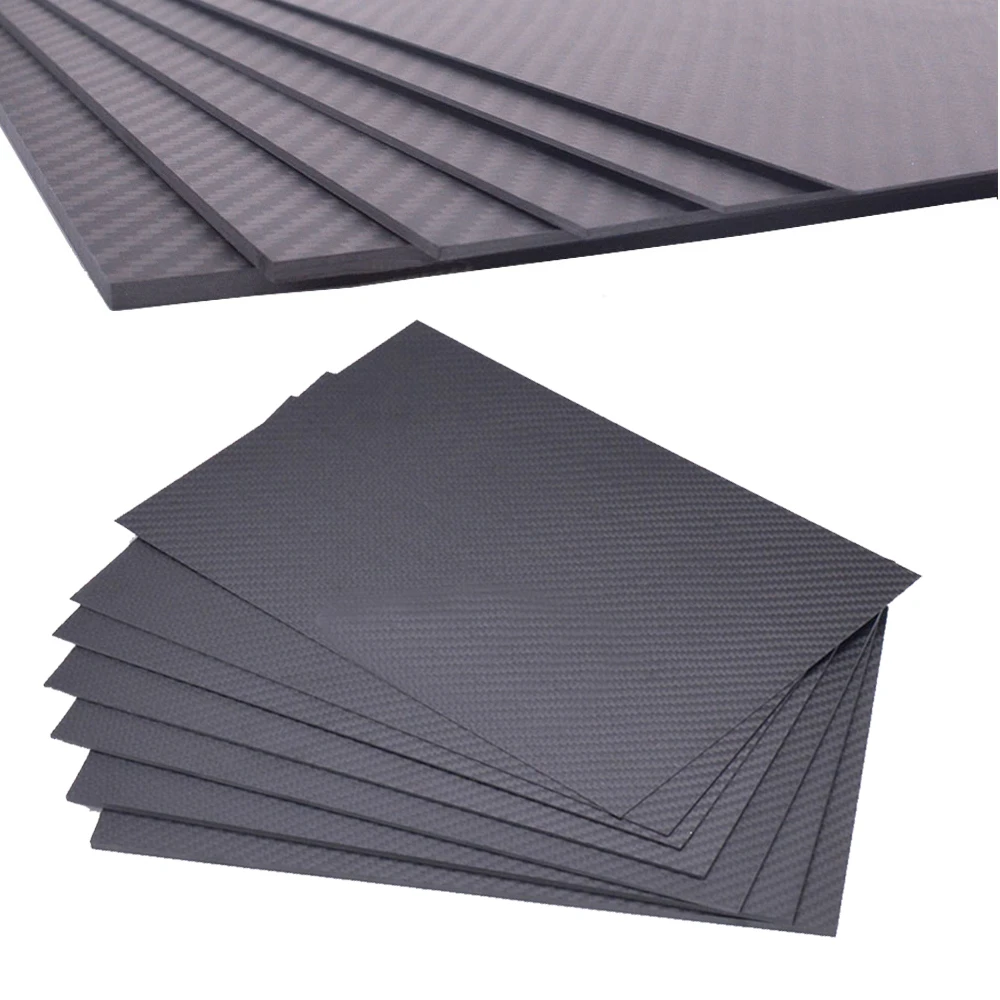 Premium High Hardness Carbon Fiber Panel - Multiple Thickness Options