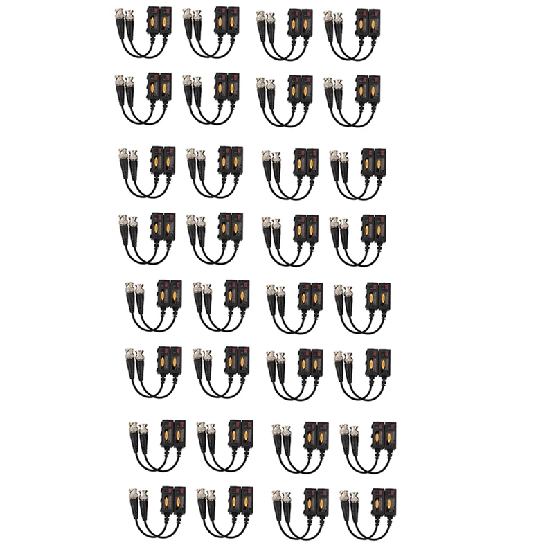 

1080P AHD/HD-CVI/TVI/CVBS Passive HD Video Balun Transmitter 32 Pairs (UTP Up To 350M-600M)